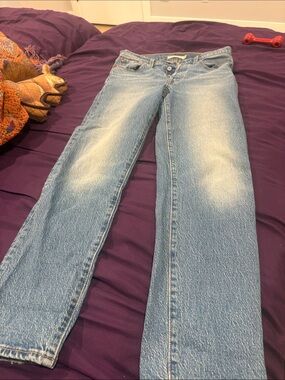 Levi's Light Blue Straight Leg Jeans